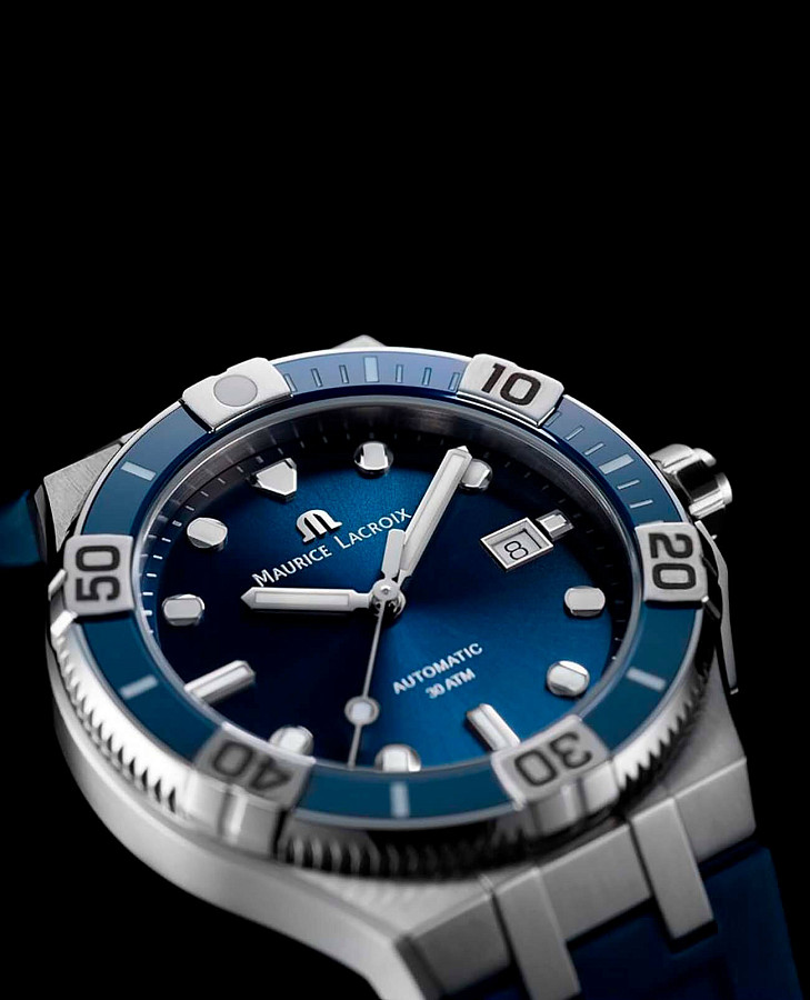 Часы Maurice Lacroix Aikon Venturer AI6058-SS001-430-1 — механические, металл сталь