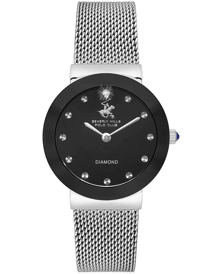 Часы Beverly Hills Polo Club Quartz BP3609X.350 — женские, черный