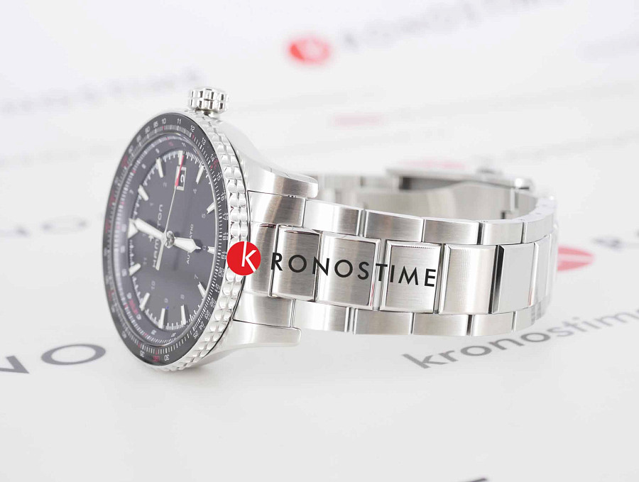 Часы Hamilton Khaki Aviation Converter H76615130 — сталь металл, Швейцария