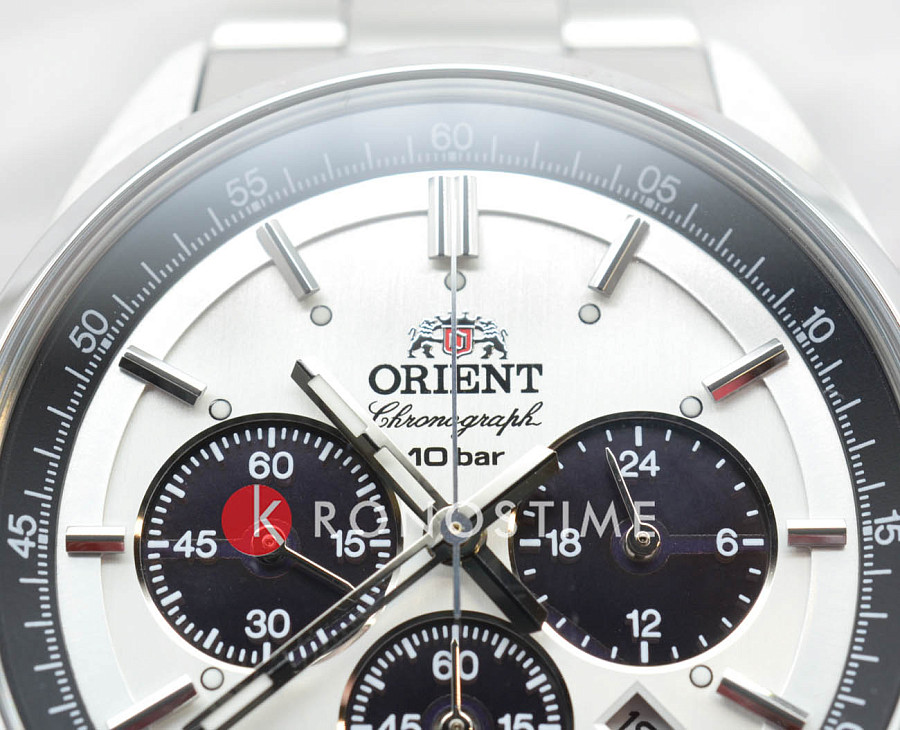 Часы Orient Chronograph WV0041TX — сталь металл, Япония
