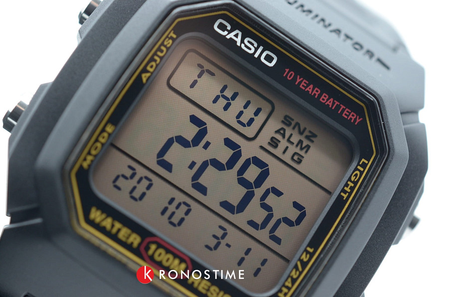 Часы Casio Collection W-800HG-9AVDF (W-800HG-9A) — пластик, Япония