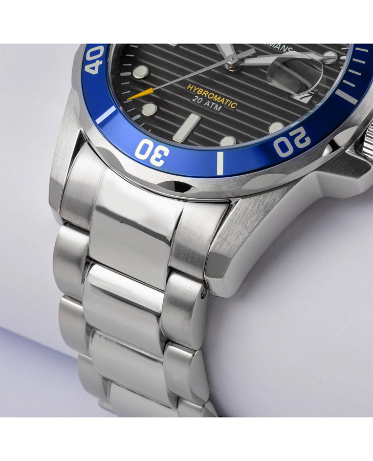 Часы Jacques Lemans Hybromatic 1-2170J — нержавеющая сталь, мужские