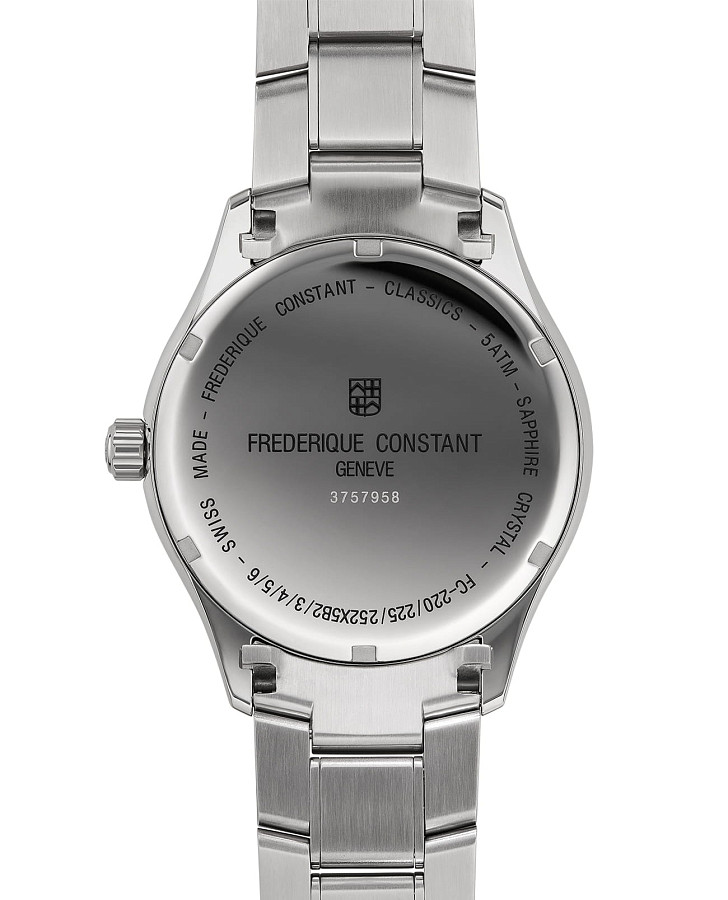 Часы Frederique Constant Classics Quartz FC-220NS5B6B — кварцевые, сталь металл