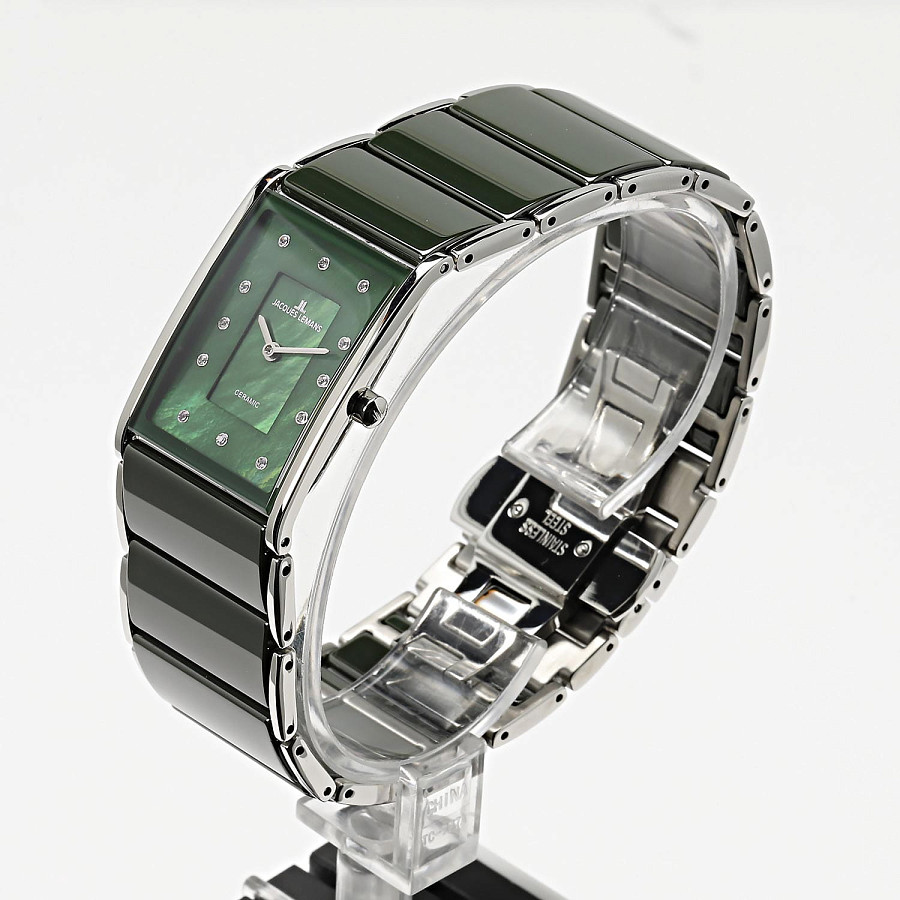 Часы Jacques Lemans Dublin 1-1940i — сталь с ip покрытием + керамика, женские