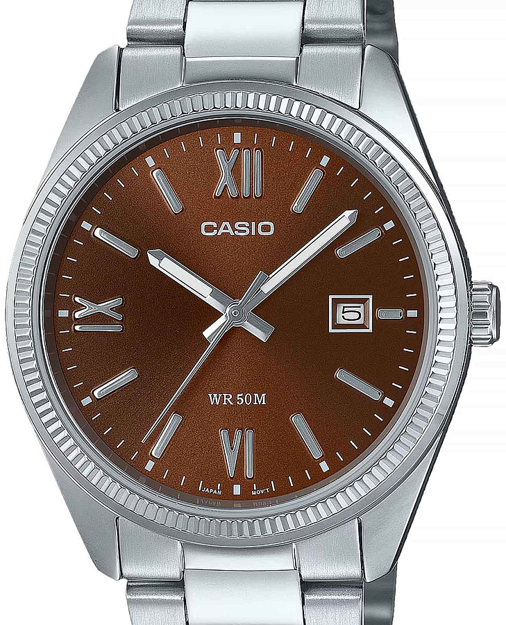 Часы Casio MTP-1302DD-5A — кварцевые, сталь металл