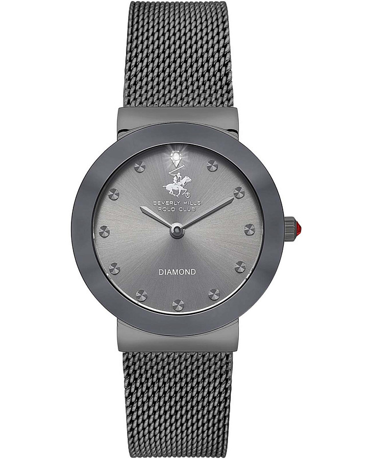 Часы Beverly Hills Polo Club Quartz BP3609X.060 — женские, серый