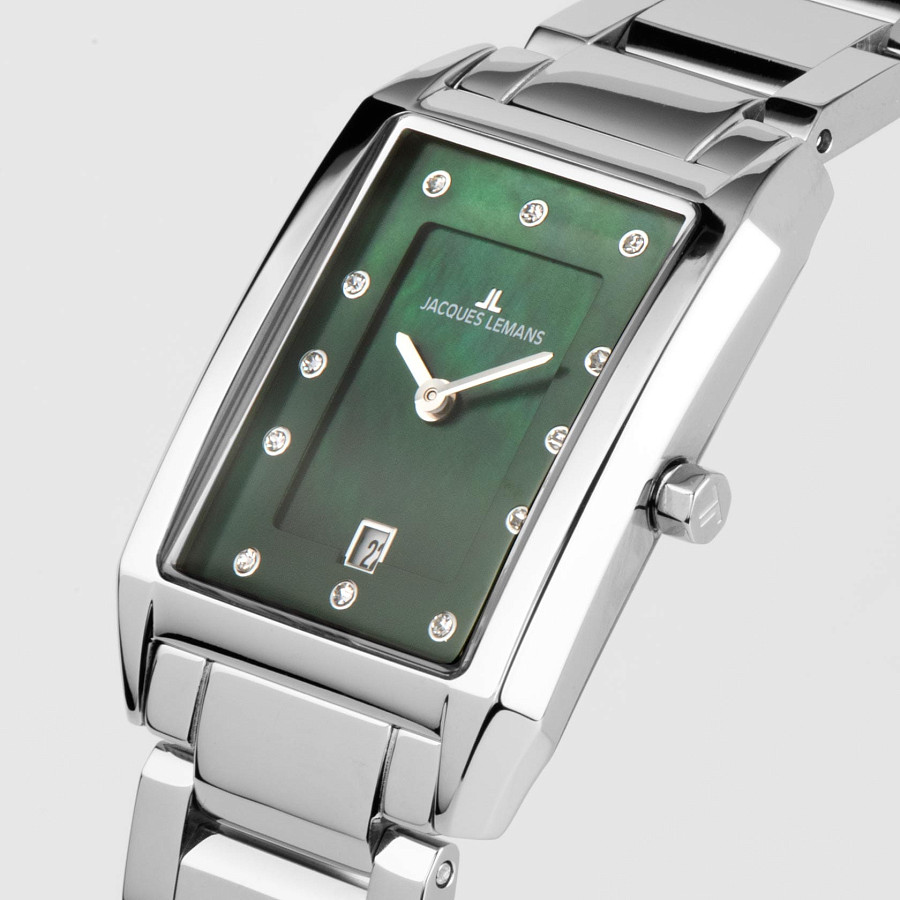 Часы Jacques Lemans 1-2189K — нержавеющая сталь, женские