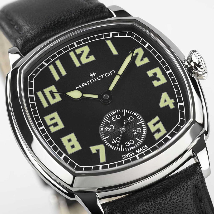 Часы Hamilton American Classic Cushion Mechanical H36129730 — артикул H36129730