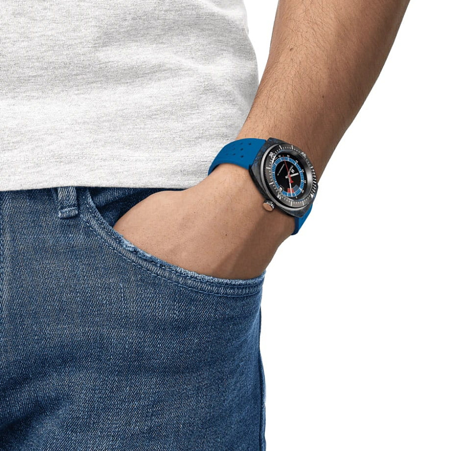 Часы Tissot Sideral S Powermatic 80 T145.407.97.057.01 — механические, карбон металл сталь