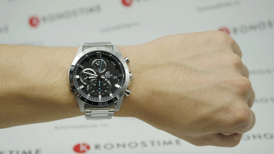 Часы Casio Edifice EFR-571D-1AVUDF (EFR-571D-1A) — металл сталь, нержавеющая сталь