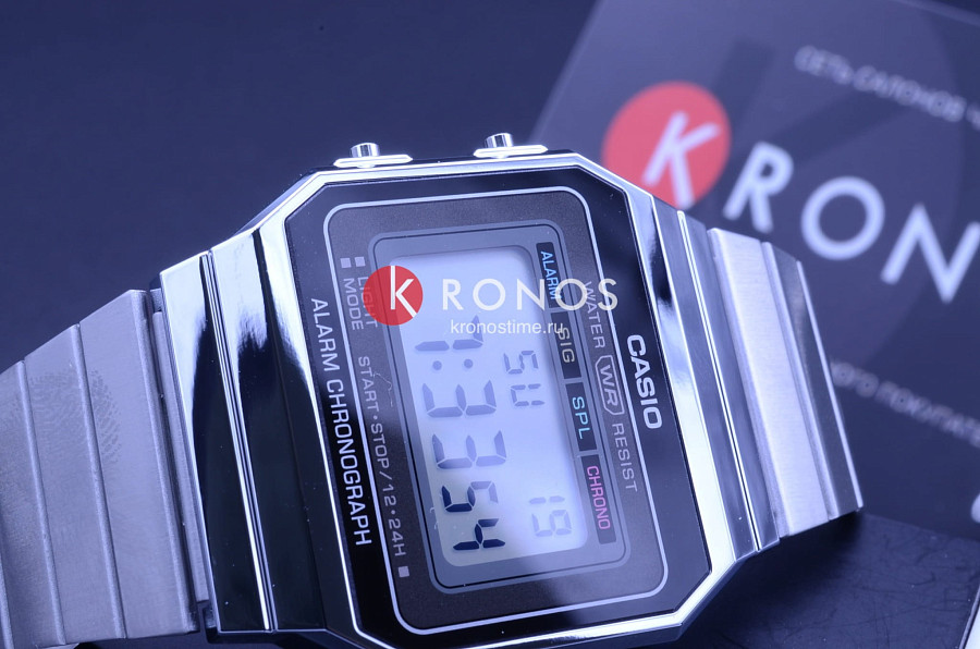 Часы Casio Collection A700WE-1A — пластик, нержавеющая сталь