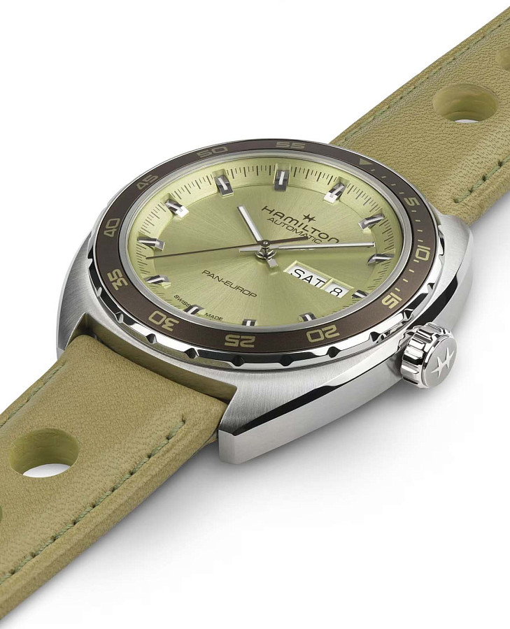 Часы Hamilton American Classic Pan Europ Day Date Auto H35445860 — сталь металл, Швейцария