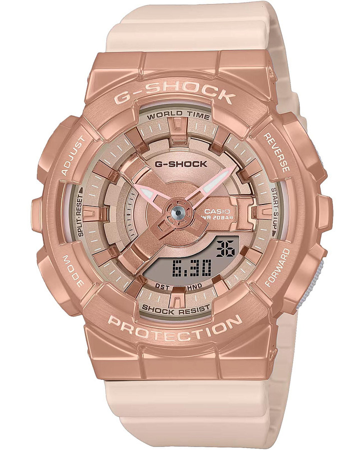 Часы Casio G-Shock GM-S110PG-4ADR (GM-S110PG-4A) — женские, красный