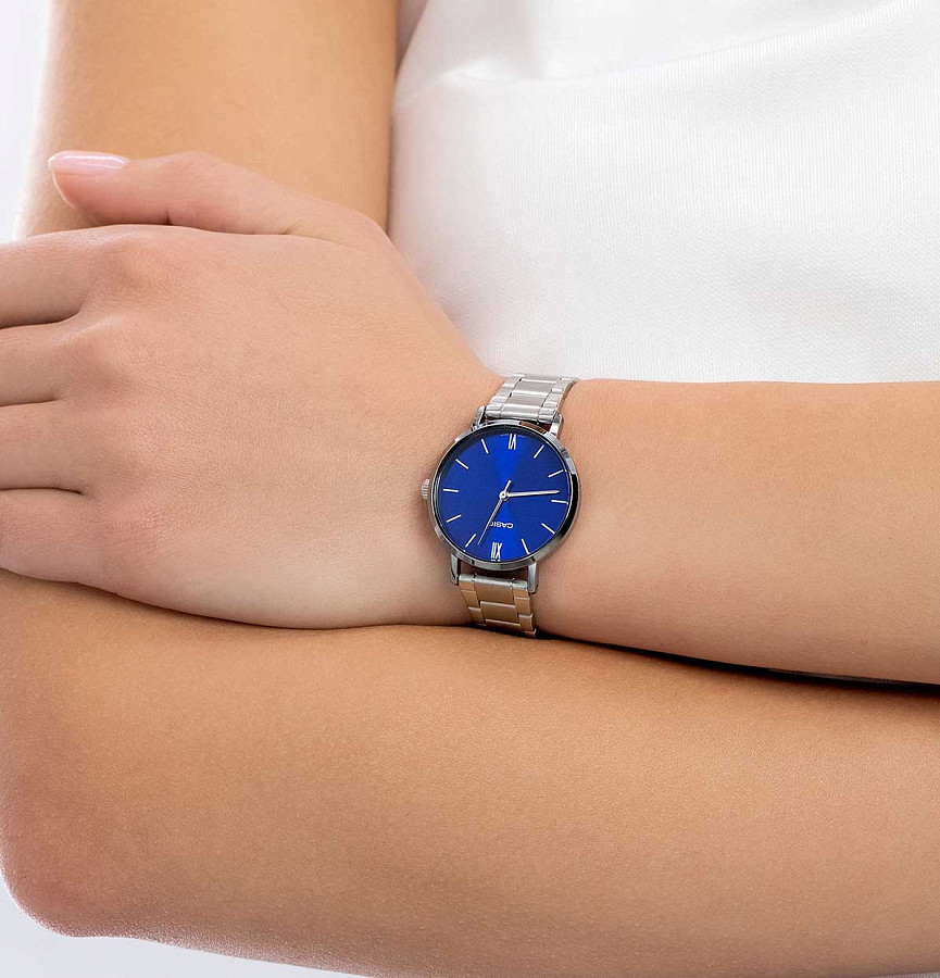 Часы Casio Collection LTP-VT02D-2A — кварцевые, металл сталь
