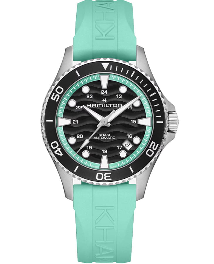 Часы Hamilton Khaki Navy Scuba 40 mm H82415331 — мужские, черный