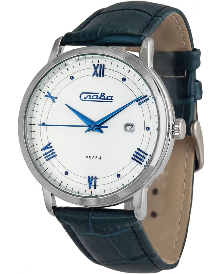 Часы Слава Традиция 2371476/300-2115 — мужские, белый