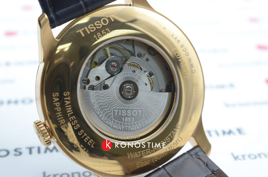Часы Tissot Chemin des Tourelles Powermatic 80 T099.407.36.448.00 — механические, Швейцария, мужские