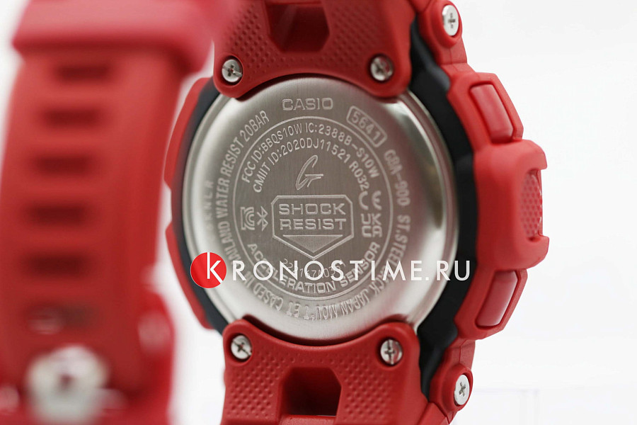 Часы Casio G-Shock GBA-900RD-4A — черный, пластик