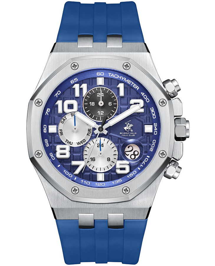 Часы Beverly Hills Polo Club BP3783X.399 — мужские, синий