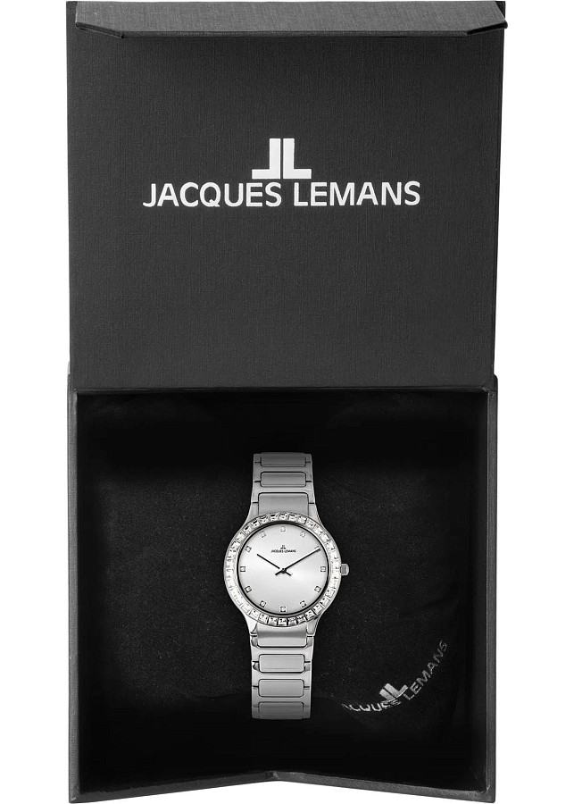 Часы Jacques Lemans Milano 1-2208B — женские, нержавеющая сталь