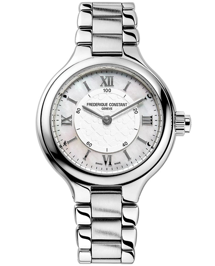 Часы Frederique Constant Horological Smartwatch FC-281WH3ER6B — женские, перламутровый
