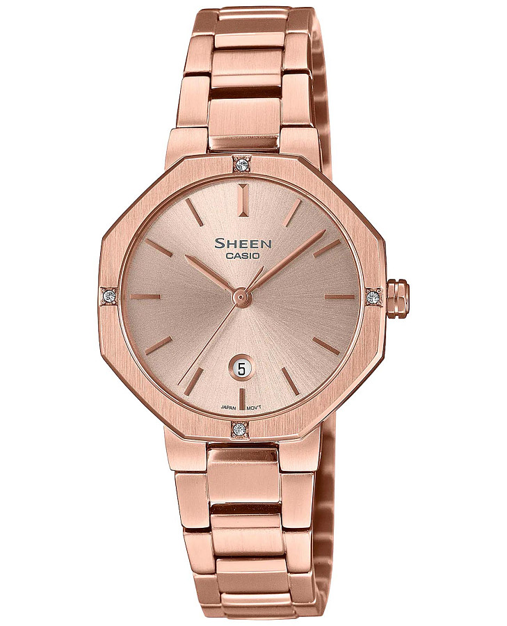 Часы Casio Sheen SHE-4543PG-4A — женские, золотой