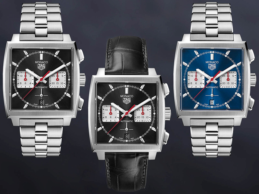 Часы TAG Heuer Monaco CBL2111.BA0644 — мужские, нержавеющая сталь