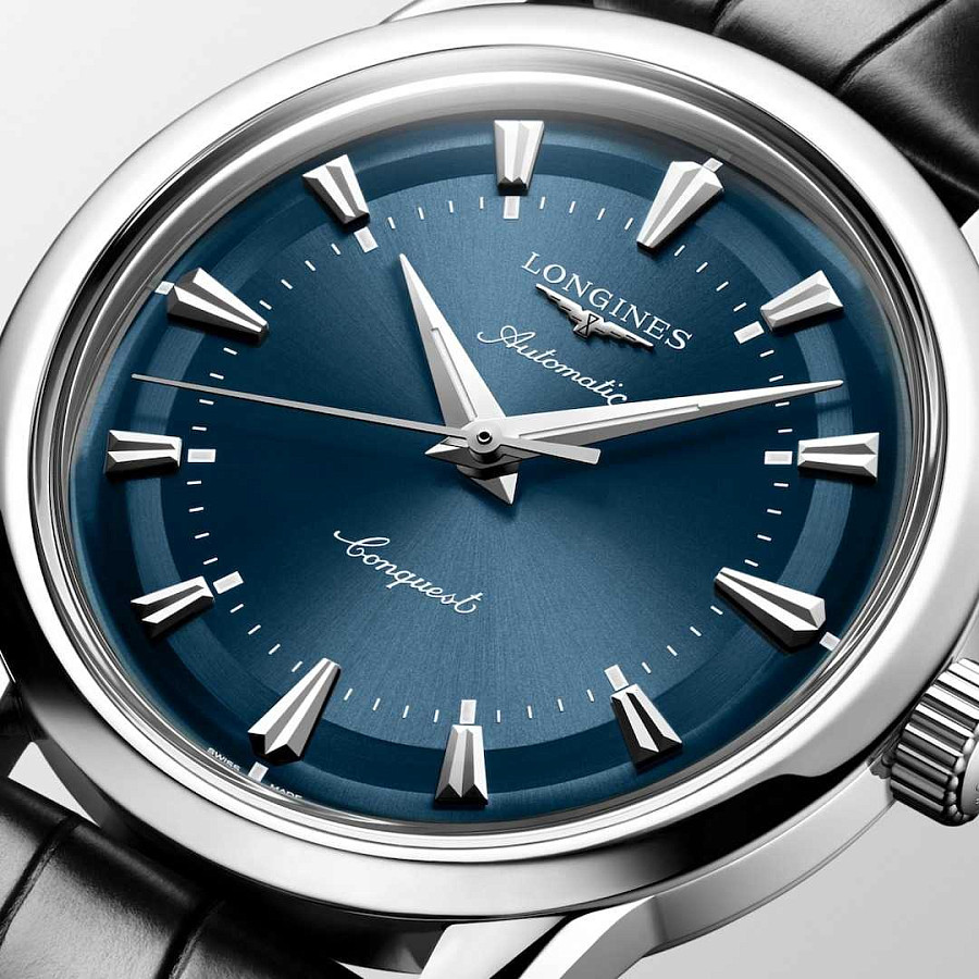 Часы Longines Conquest Heritage L1.649.4.92.2 — металл сталь, Швейцария