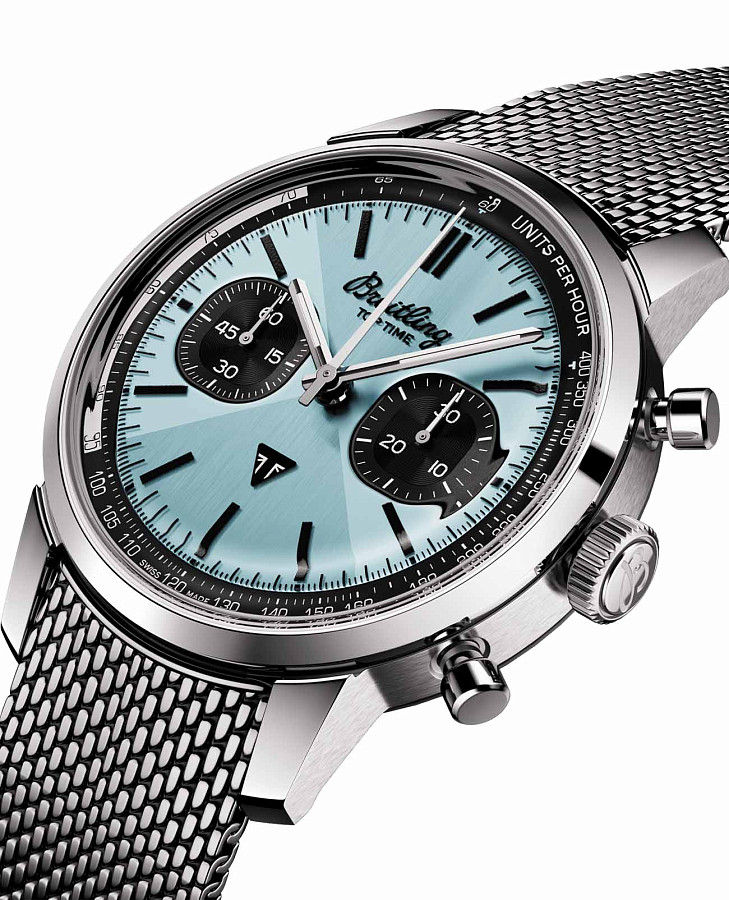 Часы Breitling Top Time B01 Triumph AB01764A1C1A1 — механические, сталь металл
