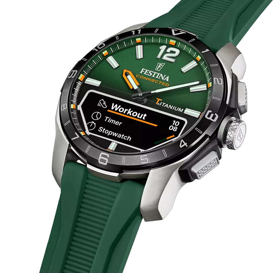 Часы Festina Connected D F23000/2 — кварцевые, титан