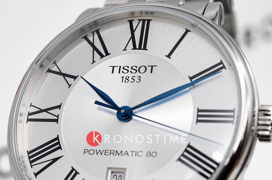 Часы Tissot Carson Premium Powermatic 80 T122.407.11.033.00 — мужские, нержавеющая сталь