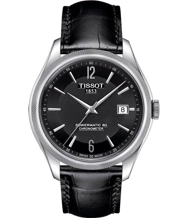 Часы Tissot Ballade Powermatic 80 COSC T108.408.16.057.00 — мужские, черный