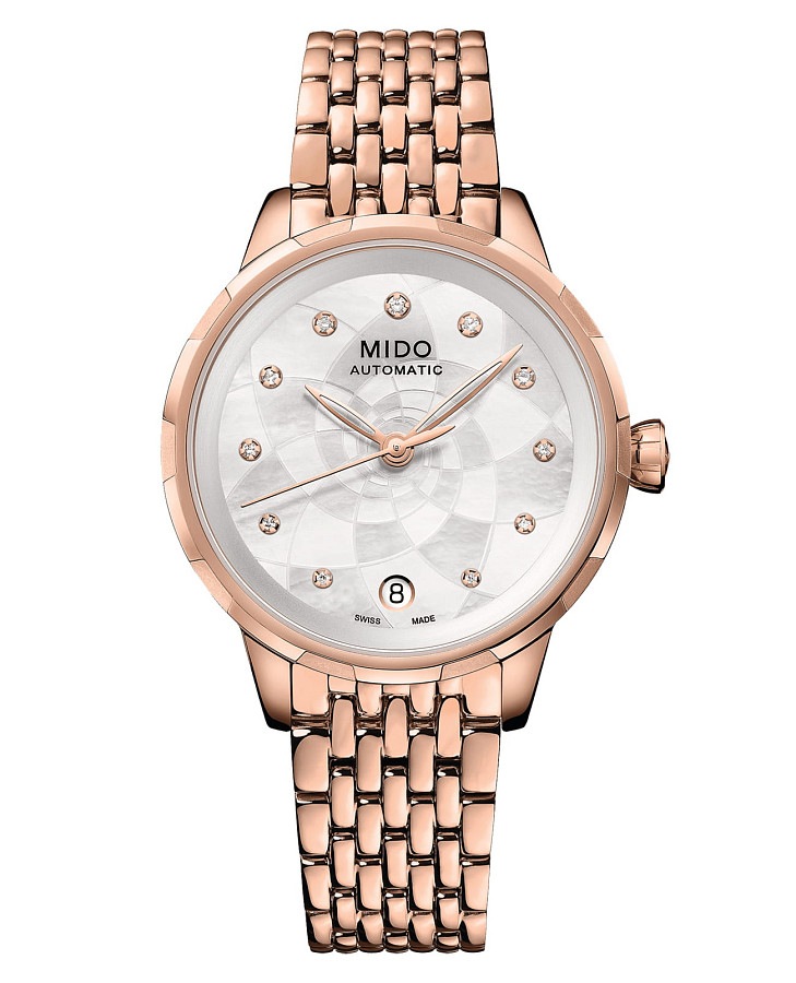 Часы Mido Rainflower M043.207.33.106.00 — женские, белый