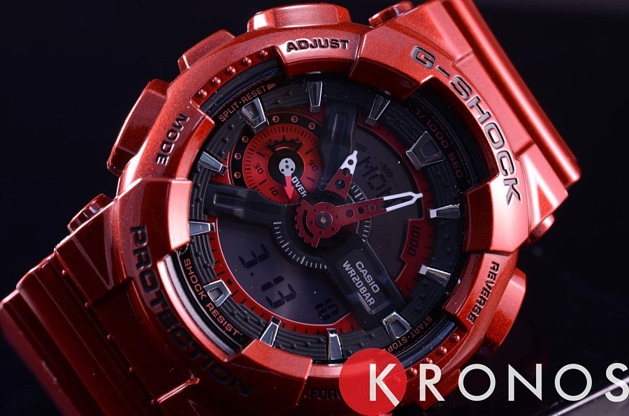 Часы Casio G-Shock GA-110NM-4A — электронные, пластик