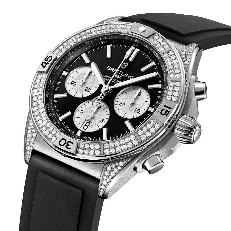 Часы Breitling Chronomat B01 42 mm AB0134721B1S1 — механические, металл сталь