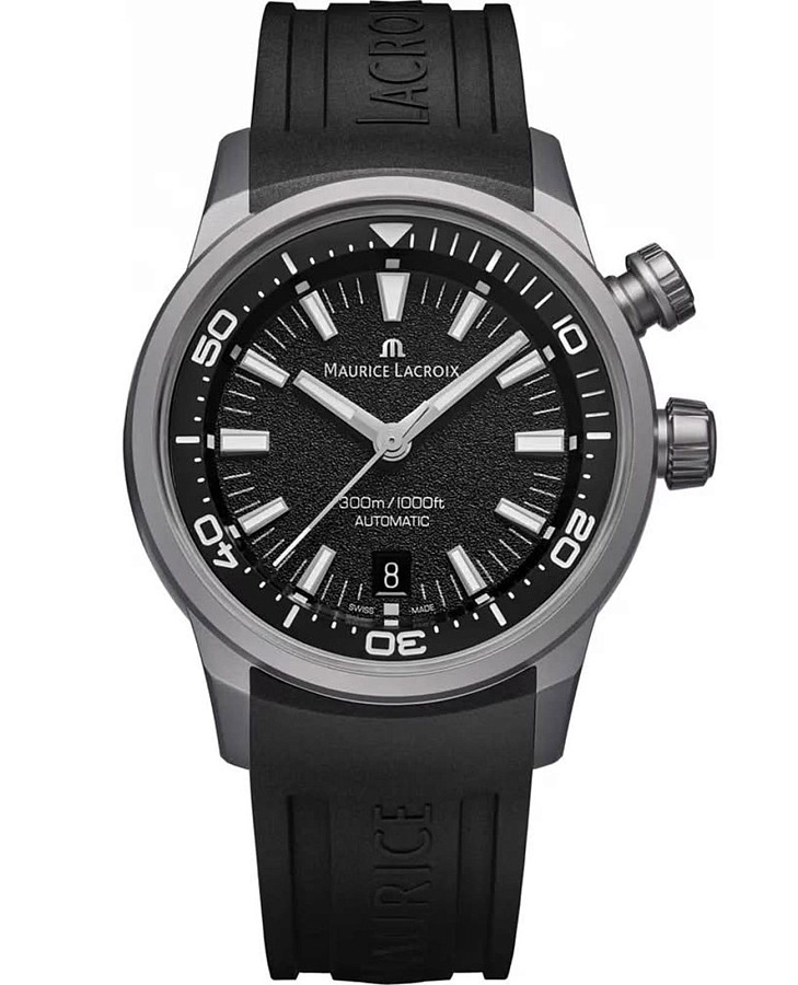 Часы Maurice Lacroix Pontos PT6248-TT03L-330-2 — механические, титан