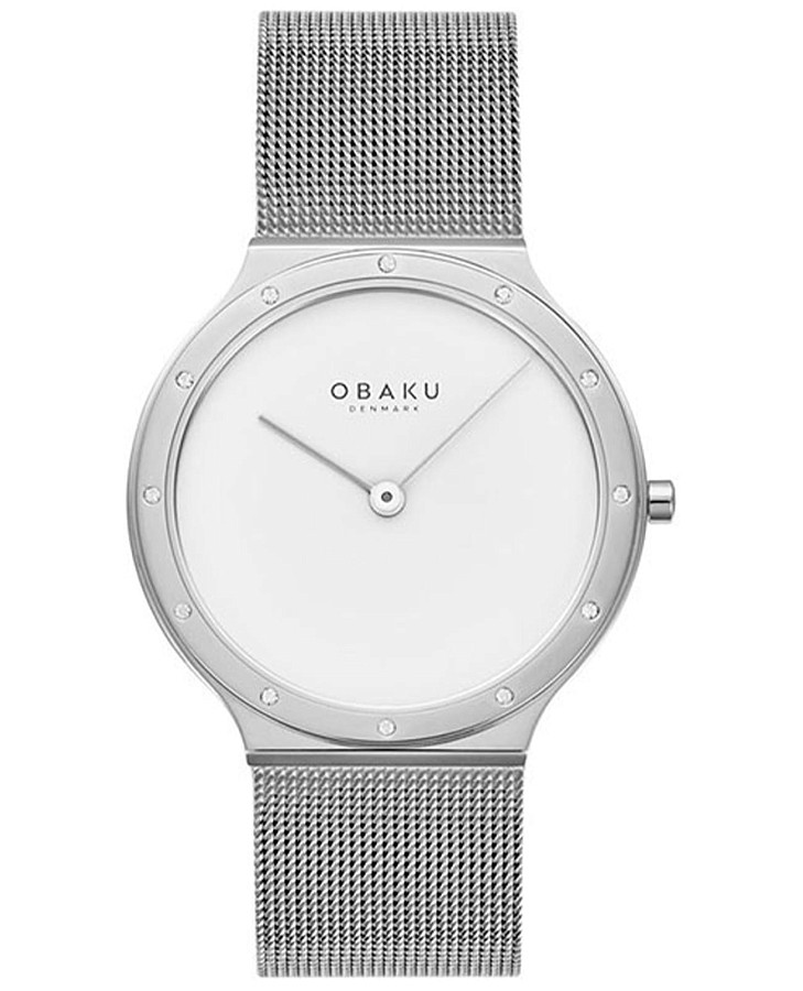 Часы Obaku Mesh V285LECWMC — женские, белый