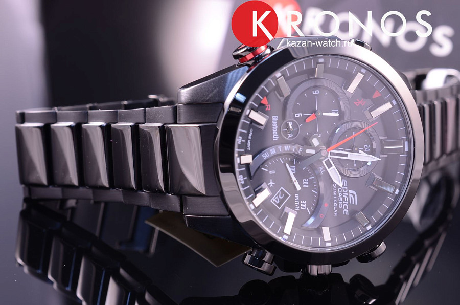 Часы Casio Edifice EQB-501DC-1A — сталь с ip покрытием, мужские