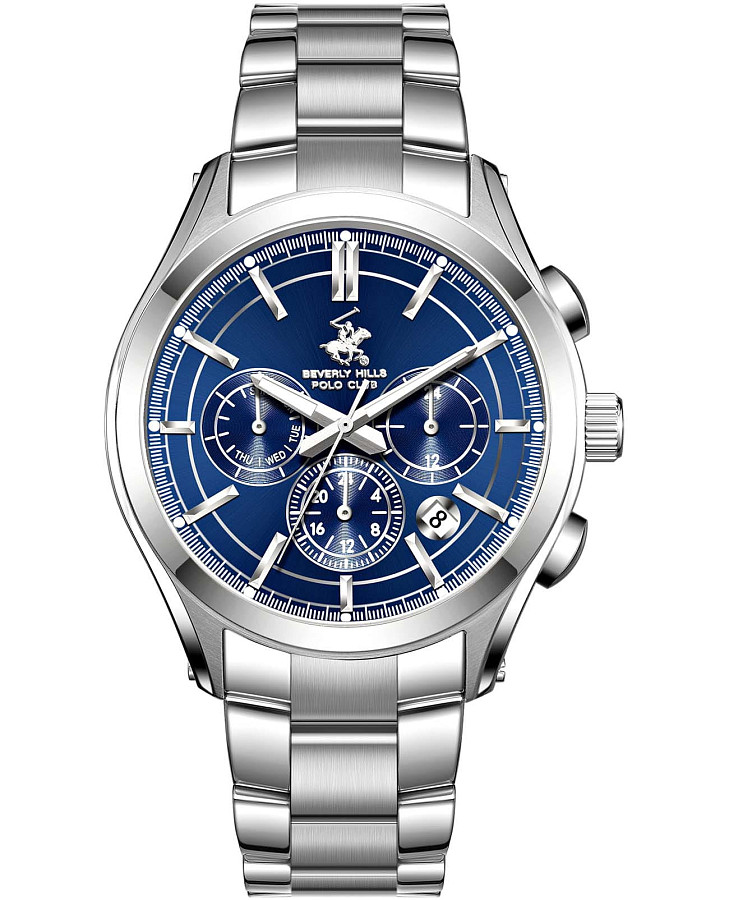 Часы Beverly Hills Polo Club BP3812X.390 — мужские, синий