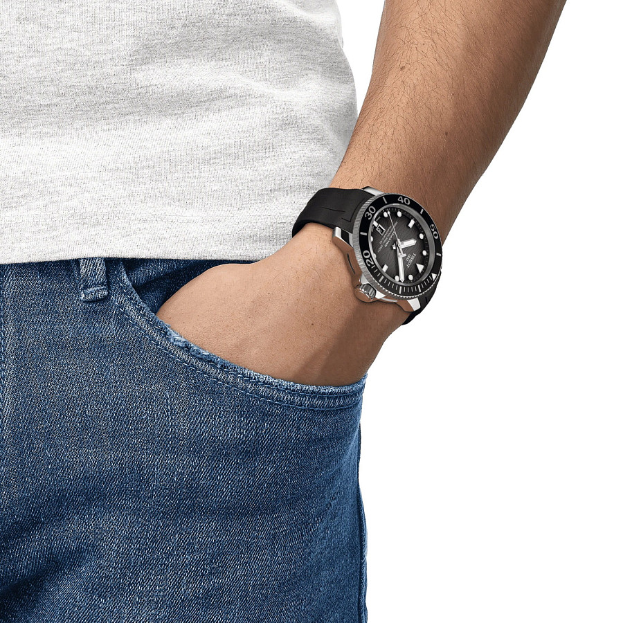Часы Tissot Seastar 2000 Professional Powermatic 80 T120.607.17.441.00 — механические, сталь металл