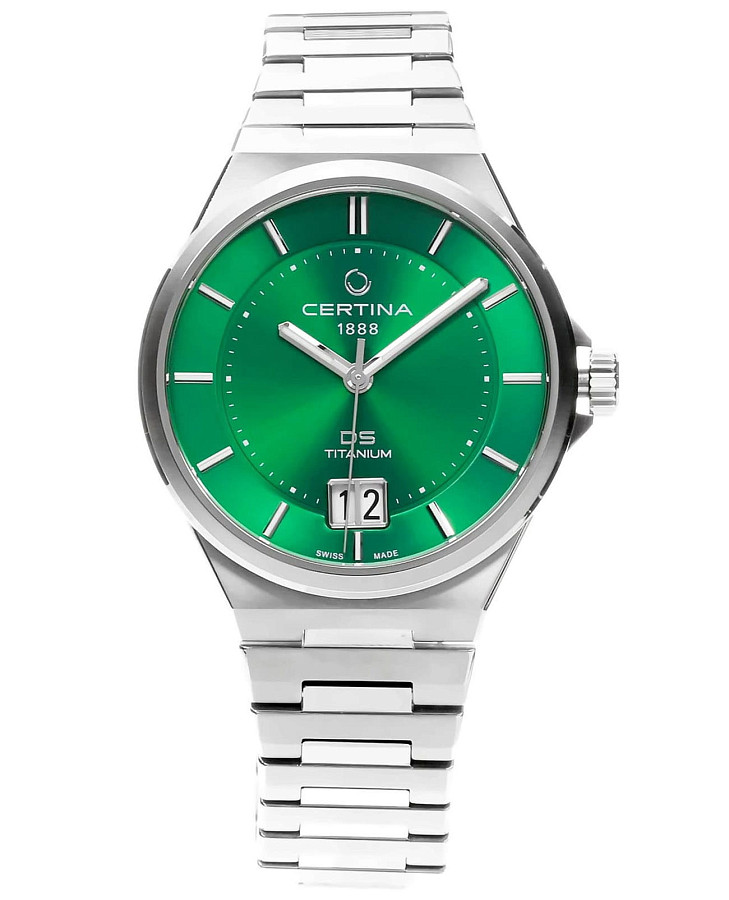 Часы Certina DS-7 C043.426.44.091.00 — мужские, зеленый