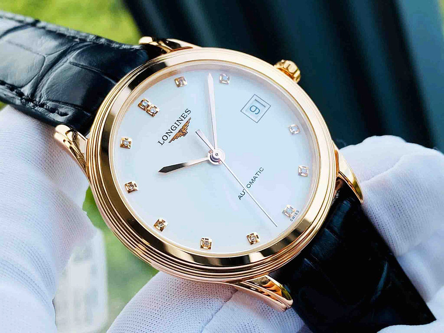 Часы Longines Flagship L4.774.8.27.2 — Швейцария, механические