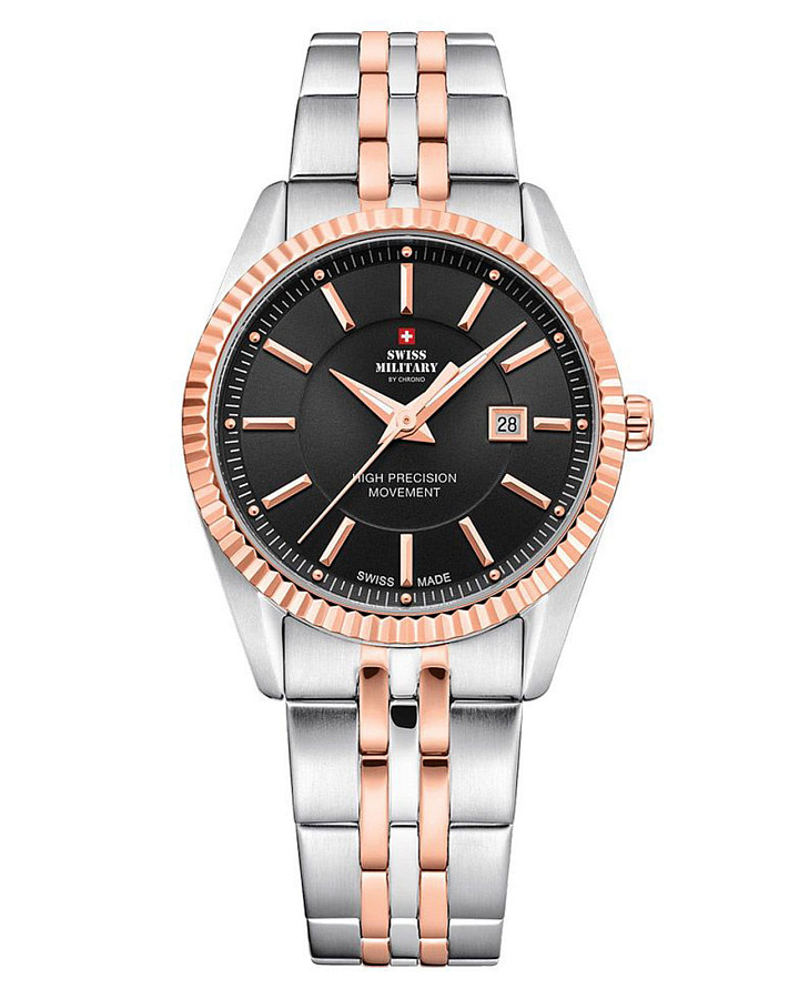 Часы Swiss Military by Chrono Сверхточные SM34066.06 — женские, черный