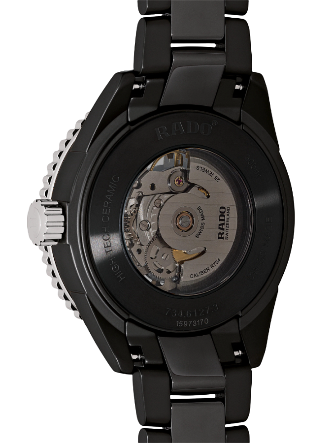 Часы Rado Captain Cook High-Tech Ceramic R32127152 — механические, керамика сталь