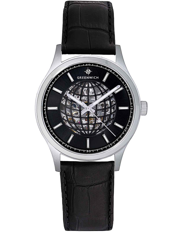 Часы Greenwich Globe GW 056.11.31 — мужские, черный