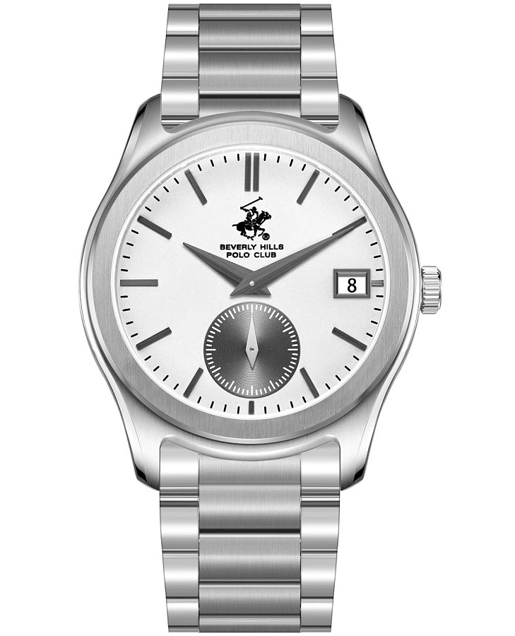 Часы Beverly Hills Polo Club BP3772X.330 — мужские, серебристый