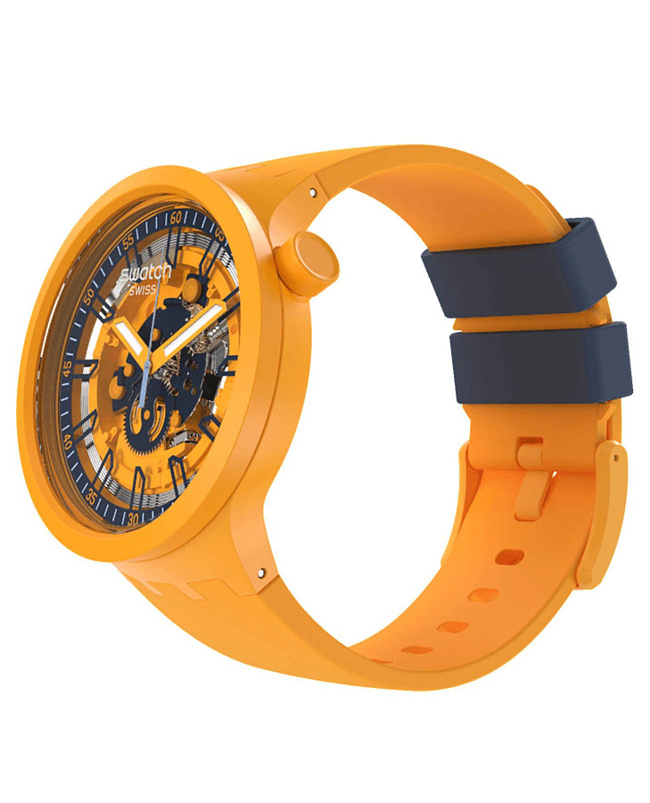 Часы Swatch Big Bold Swatch Pay! SB01O100-5300 — кварцевые, пластик