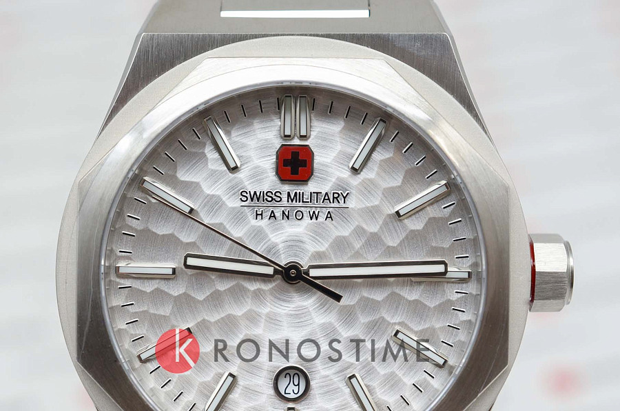 Часы Swiss Military Hanowa Octon Hammered SMWGH2101904 — сталь металл, Швейцария