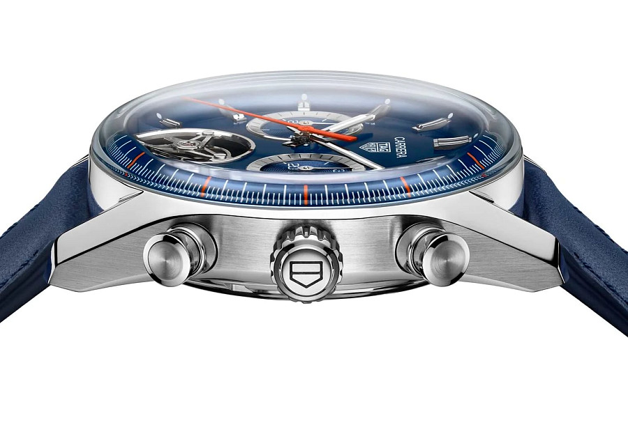 Часы TAG Heuer Carrera Chronograph Tourbillon CBS5010.FC6543 — сталь металл, Швейцария