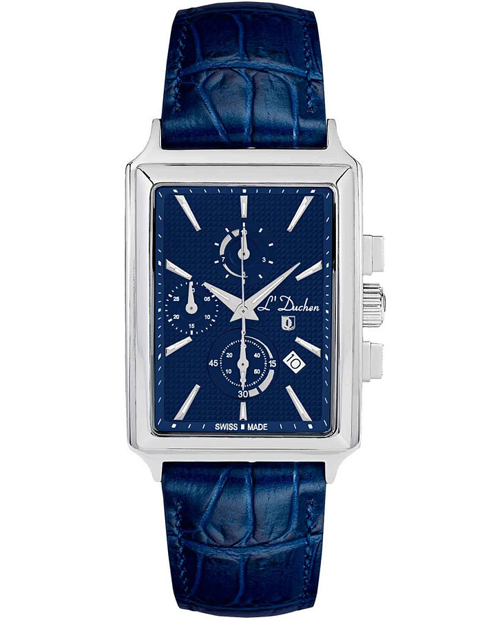Часы L'Duchen Adventure Chrono D 612.13.37 — мужские, синий